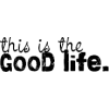 good life - 插图用文字 - 