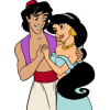 Disney Princesses -aladdin - Ilustrationen - 