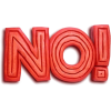 No! - イラスト用文字 - 