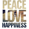 Peace,love Happiness - イラスト用文字 - 