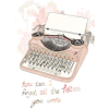 Typewriter - Ilustracije - 