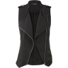 maurices Asymmetrical Zip Front Vest - Coletes - 