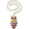 Cute  Owl Pendant  Nacklace - Necklaces - $5.99 