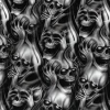melting skulls - Background - 