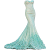mermaid gown - sukienki - 