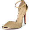 metallic gold heels - Klasični čevlji - 