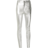 metallic silver pants - Dokolenice - 