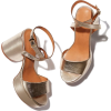 metallic vionical sandal platform heels - Platformke - 
