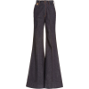 mid-rise-super-flared-jeans - Spodnie Capri - 