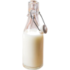 milk in glass bottle - Bevande - 