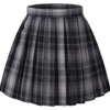 mini gray school skirt - Uncategorized - 