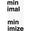 Minimal - Texte - 