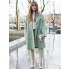 mint coat outfit - Meine Fotos - 