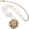 ジルスチュアート　ＭＩＬＫＹ　ＷＨＩＴＥ　ＦＬＯＷＥＲ　ＮＥＣＫＬＡＣＥ - Necklaces - ¥13,650  ~ £92.18