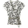 マークジェイコブス　ＷＲＡＰ　ＴＯＰ　ＫＮＯＴＤＥＴＡＩＬ　ＡＮＤ　ＴＩＥ　ＡＴ　ＷＡＩＳＴ - 半袖衫/女式衬衫 - ¥33,180  ~ ¥1,975.30