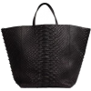 Black Snakeskin Bag - Torbe - 
