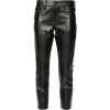 Junya Watanabe Faux Leather - Spodnie - długie - 