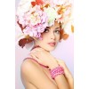 model with flowers - People - 