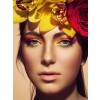 model with flowers - Uncategorized - 