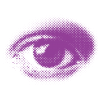 eye-purple - イラスト - 