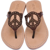 mystique peace sign flip flop - Japanke - 
