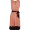 nafnaf pink wrap dress - sukienki - 