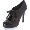 Grey Lace Up Brogue Town Shoe - Zapatos - 