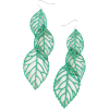 Naušnice Earrings Green - Aretes - 