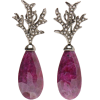 Naušnice Earrings Purple - Серьги - 