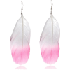 Naušnice Earrings White - Aretes - 