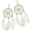 Earrings White - Orecchine - 