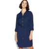 navy blue shirt dress - sukienki - 