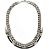 Necklace Silver Black - Colares - 