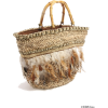 ALBA ROSA (アルバローザ)gypsyhood：フェザーマルシェBAG【001-08842】 - Hand bag - ¥12,600  ~ £85.08