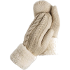 neutral beige mittens - Rękawiczki - 