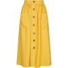 newlook Yellow Button Through Pocket Mid - Röcke - £17.99  ~ 20.33€