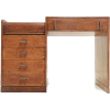 oak clerks desk c1930 art deco - Furniture - 