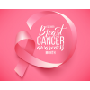 october breast cancer awareness month - Ilustracije - 