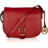 Red Clutch Bags - Borse con fibbia - 