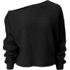 off shoulder sweater - Puloverji - 