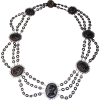 Ogrlice Necklaces Black - ネックレス - 