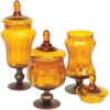 old Glass Storage Canisters - Muebles - 