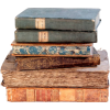 old book stack - 饰品 - 