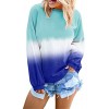 onlypuff Womens Casual Long Sleeve Sweatshirt Pullover Crew Neck Shirts Blouse Tops - Camicie (corte) - $19.99  ~ 17.17€