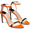 orange and black Choos - Sandals - 