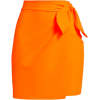 orange bow midi skirt - Skirts - 