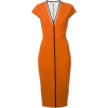 orange dress1 - sukienki - 