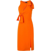orange dress - sukienki - 