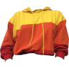 orange hoodie - Puloverji - 
