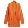 orange knit cardigan - 开衫 - 